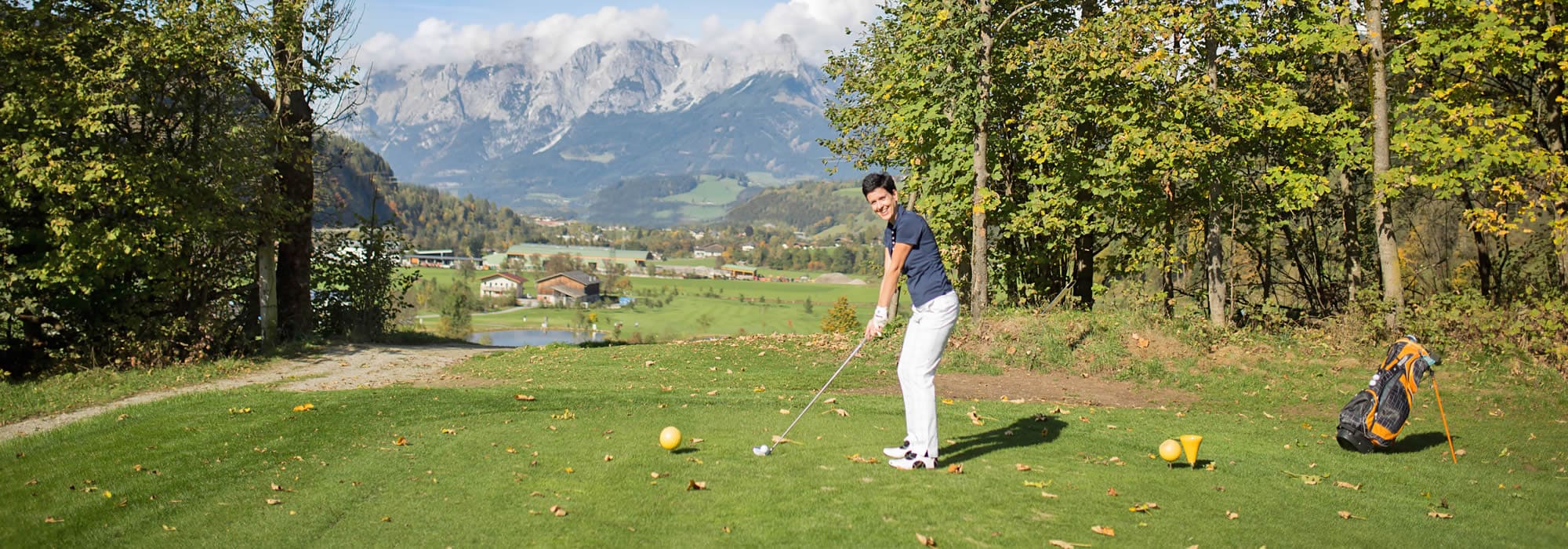 Golf spielen in St. Johann - Golfgründerhotel Alpendorf